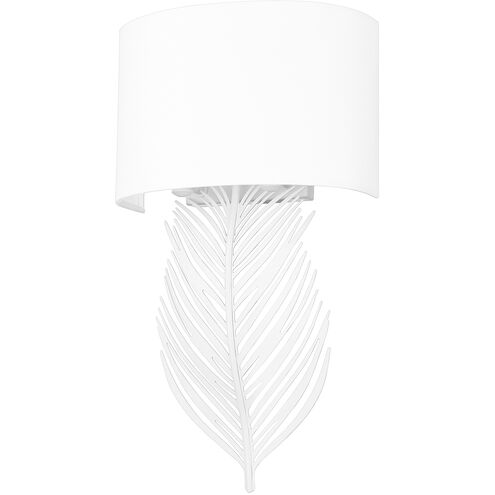 Cay 2 Light 9.5 inch Matte White Wall Sconce Wall Light